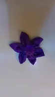 Handmade Satin Flower Brooch - 2