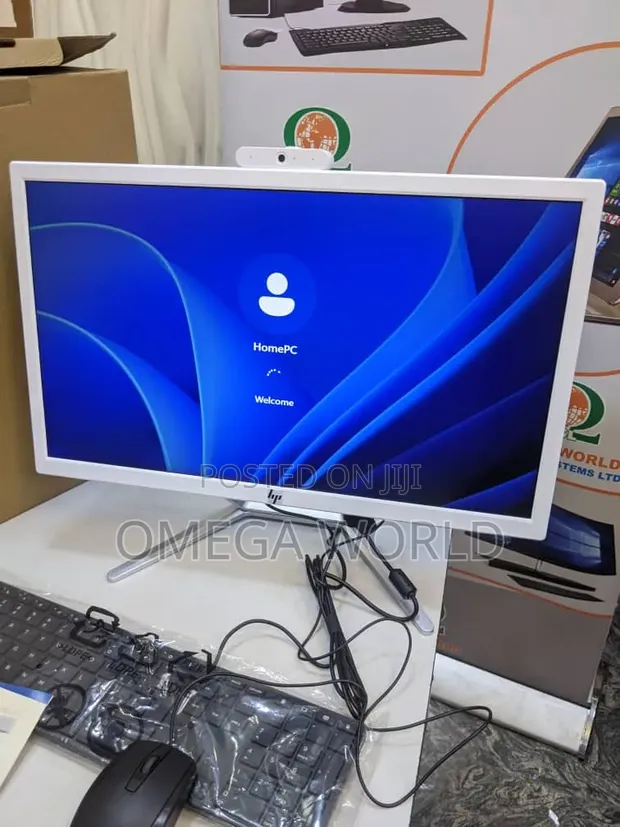New HP AiO 20 Desktop Computer 8GB RAM Intel Core i3 500GB HDD+SSD - 1