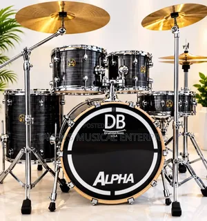 Drummerboss USA Alpha Professional 5-Piece Acoustic Drum Set