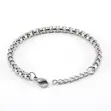 Unisex Bracelet na Karfe Mai Gumi - 3