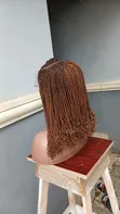 Hollywood Tip Curls Braided Wig - 2