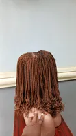 Hollywood Tip Curls Braided Wig - 4