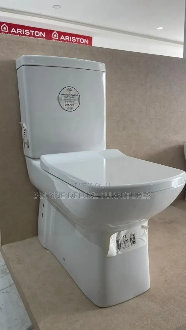 White Close-Coupled WC - 1
