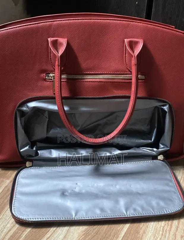 Neatly Used Multi-Functional Leather Bag with Laptop Compartment - 1