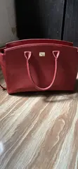Neatly Used Multi-Functional Leather Bag with Laptop Compartment - 3