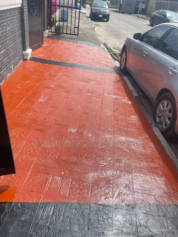 Stamped Concrete Floor Installation Services - 1