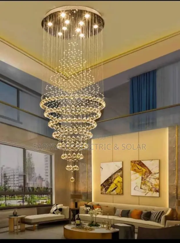 Modern Luxury LED Crystal Chandelier Lamp - 1