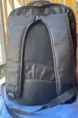 Large Capacity Multi-Functional Black Fabric Backpack - 3