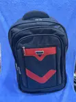 Large Capacity Multi-Functional Black Fabric Backpack - 5