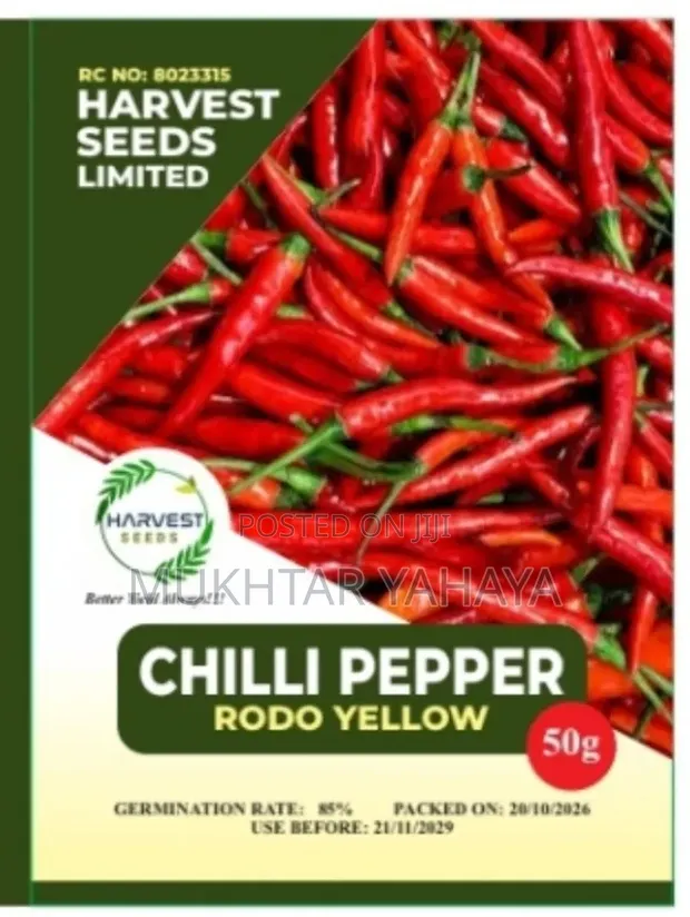 1st Choice Rodo Yellow Chilli Pepper Seeds - 1