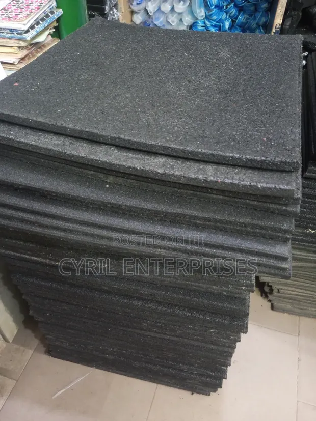 Quality Rubber Gym Floor Mats - Brand New - 1
