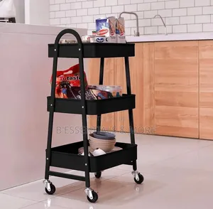 3-Layer Metal Multi-Purpose Trolley