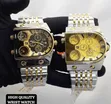 Matturi Gold Executive Chronograph Watch - 2