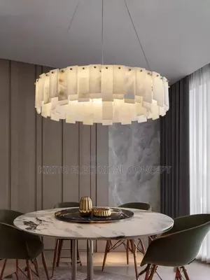 Modern Marble Chandelier - LED Pendant Light