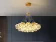 Crystal Glass Chandelier Pendant Lamp for Dining/Living Room - 1