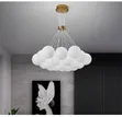 Crystal Glass Chandelier Pendant Lamp for Dining/Living Room - 2