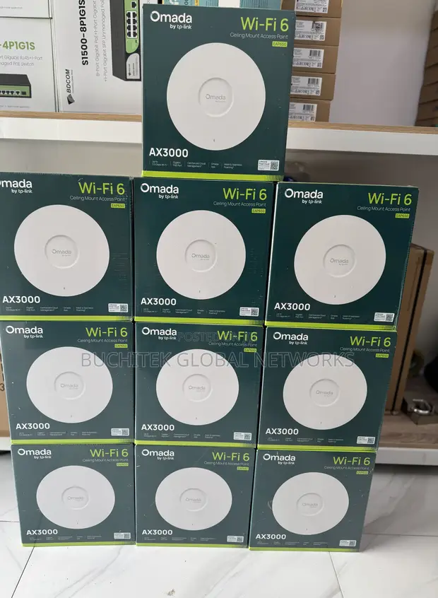 TP-Link EAP650 AX3000 Wurin Saka Na'urar Haɗawa Ta Rufi - 1