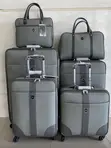 Premium 5-Piece Luggage Set - Black - 1