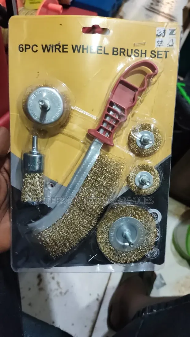 6pc Wire Wheel Brush Set - Brand New - 1