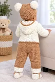 Kayan Jarirai na Crochet da Aka Yi da Hannu - Cream & Caramel - 2