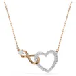 Luxury Jewelry: Infinity, Heart Necklace & Crystal Bangle Bracelet - 4