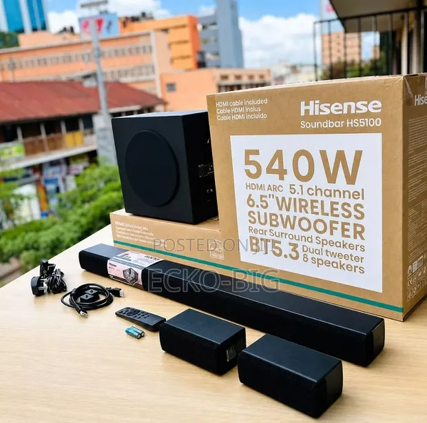 Hisense HS5100 Soundbar - 540W Peak - 1
