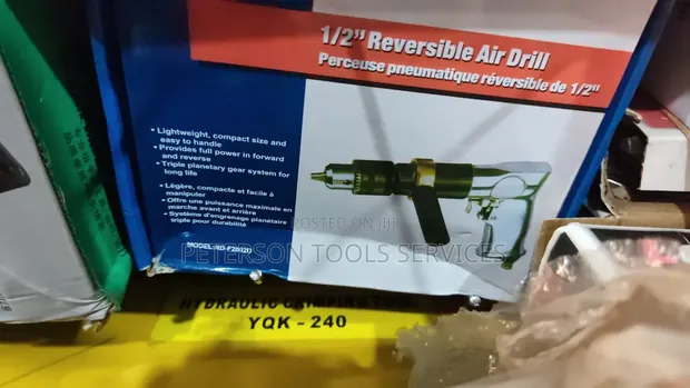 1/2" Reversible Air Drill - Brand New - 1