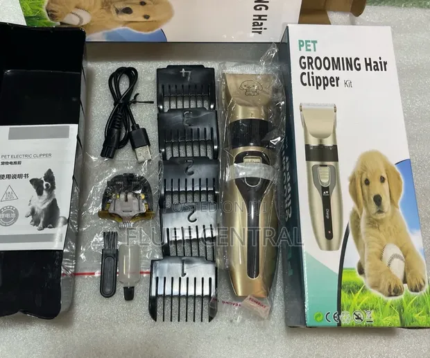 Pet Rechargeable Grooming Hair Clipper Kit - 1