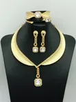 Quality Gold Jewellery Set - Azurfa & Zinare - 2