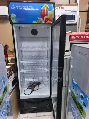 Original Yohako AC/DC Solar Showcase Fridge