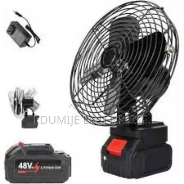 Rotating Lithium Table Fan - 1