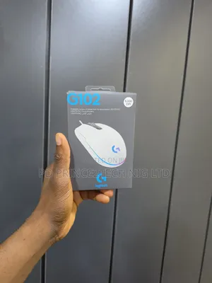 Logitech G102 Lightsync RGB Wired Gaming Mouse (Farin Launi)