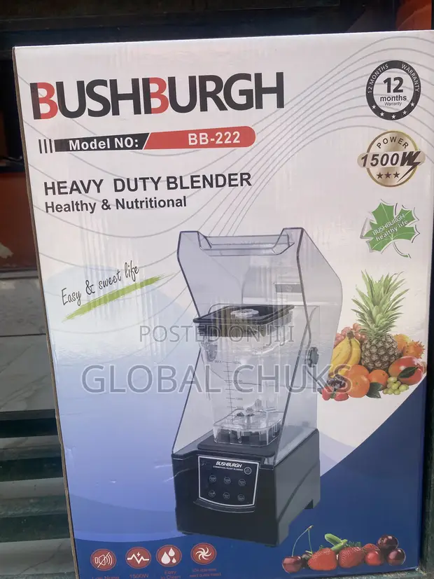 Babban Blender Mai Inganci na Bushburgh - 3L - 1
