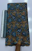 Sequins Velvet Guipure Lace Fabric - 5 Yards - 2
