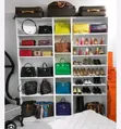 Home Interiors Shoe & Bag Rack - Solid Wood - 2