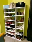 Home Interiors Shoe & Bag Rack - Solid Wood - 3