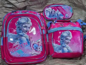 3-in-1 Fancy School Bag Set with Pencils