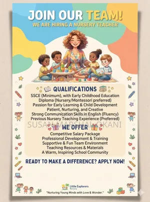 Nursery School Teacher - Bright Gems International Schools