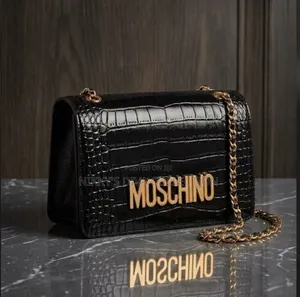 Moschino Luxury Midi Handbag - Black