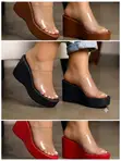 Women's Wedge Slippers - 2