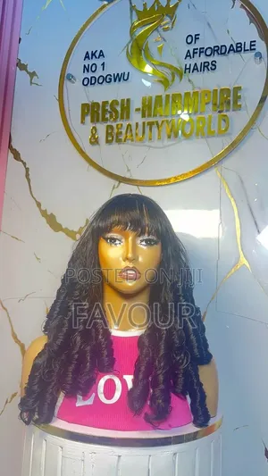 Healthy Hair Fringe Unit - Coily Human Hair