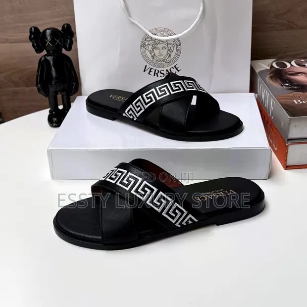 Luxury Versace Men's Slippers - 1