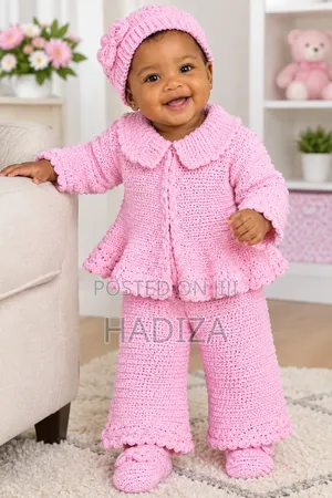 Kayan Yara Na Hannu Na Crochet - Pink