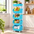 5-Tier Multipurpose Mobile Storage Rack - 1