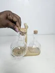 2-in-1 Oil Bottle Set with Wooden Stand - 3