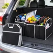 Foldable Car Boot Organizer with Cooler Compartment - 1