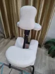 Foldable Adjustable Leather Massage Chair - 4