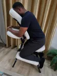 Foldable Adjustable Leather Massage Chair - 5