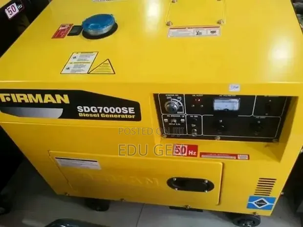 Firman Soundproof Generator 7.5kva Na Asali 100% Copper Coil - 1