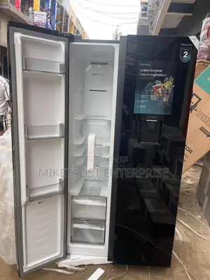 Hisense 529L Black Mirror Inverter Fridge with Water Dispenser